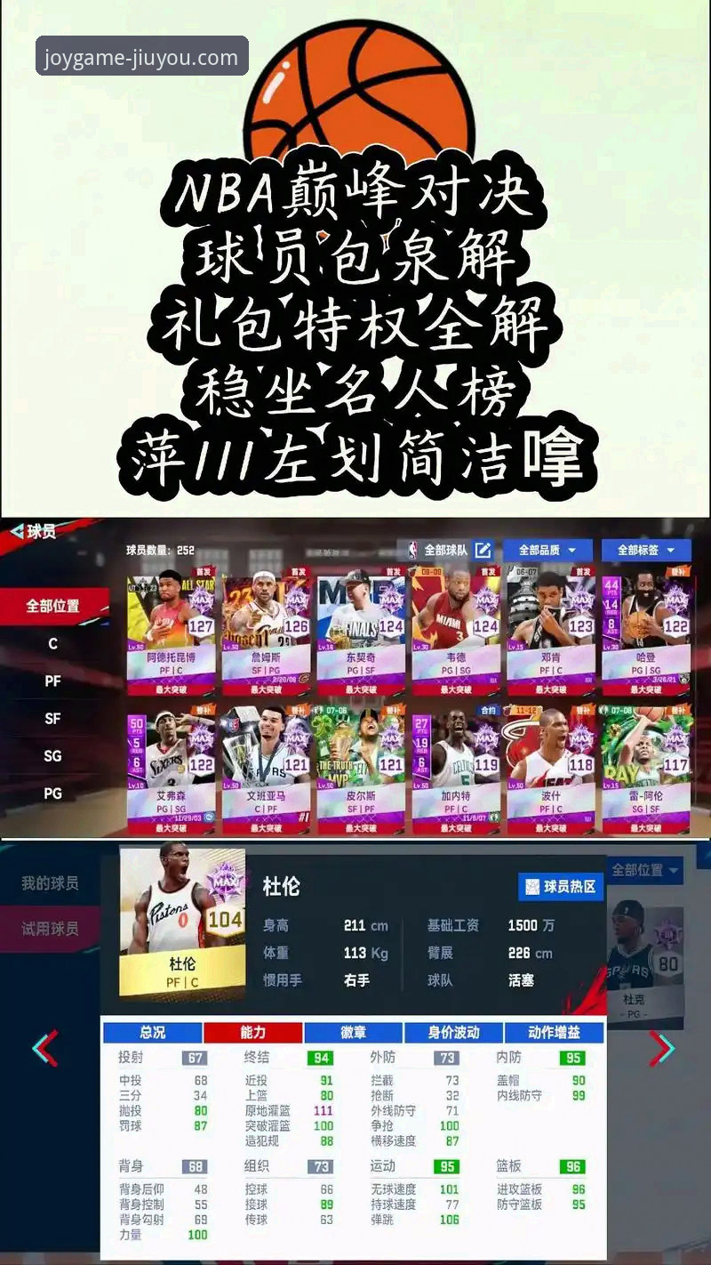 九游手游平台对比 如何像分析一场NBA对攻战那样,精准评测九游手游平台对比?